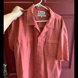 Columbia button up shirt size extra large